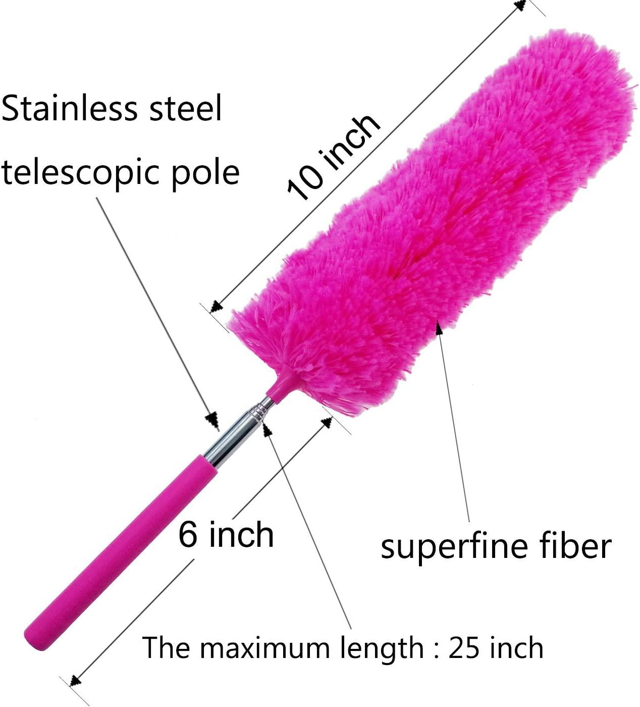 M-jump 3 PCS 15.7 to 35.5 Inch Extendable Telescoping Microfiber