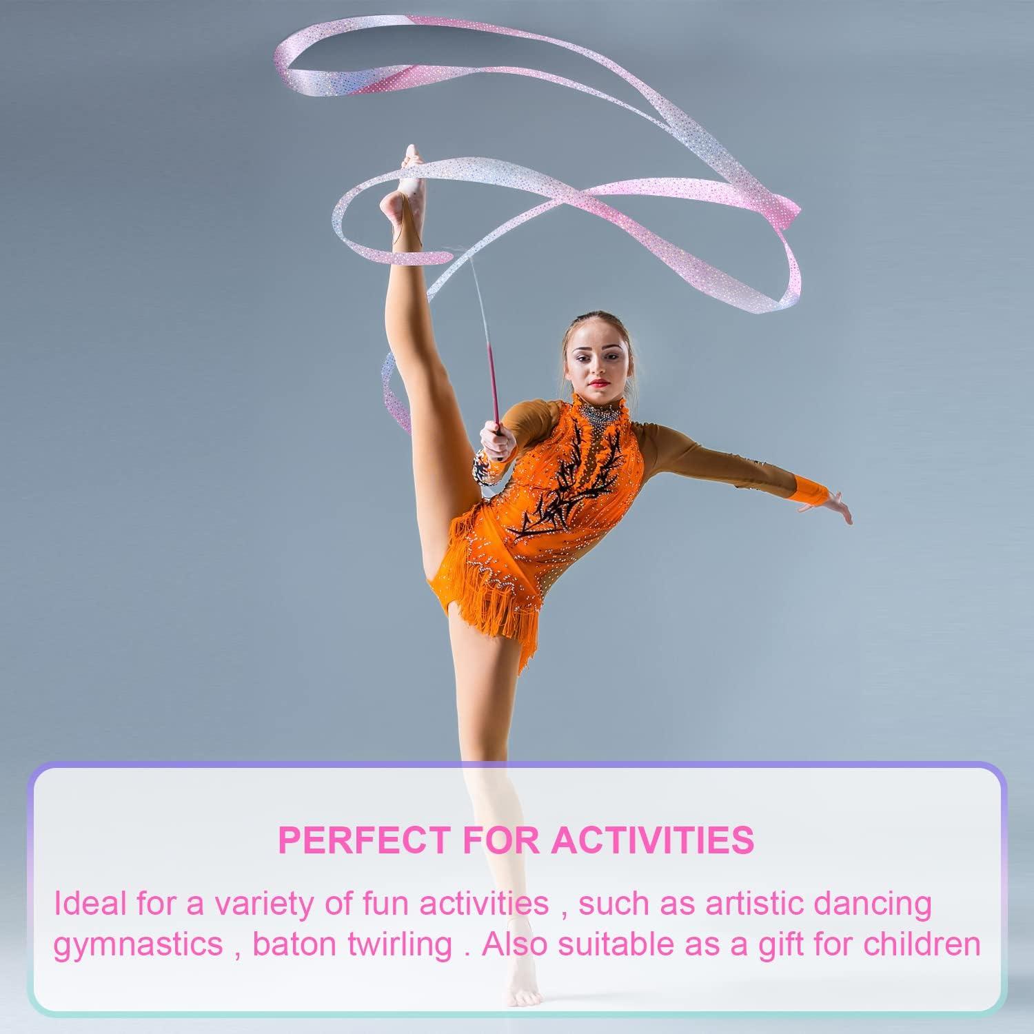 Rhythmic Gymnastics Ribbon Poses