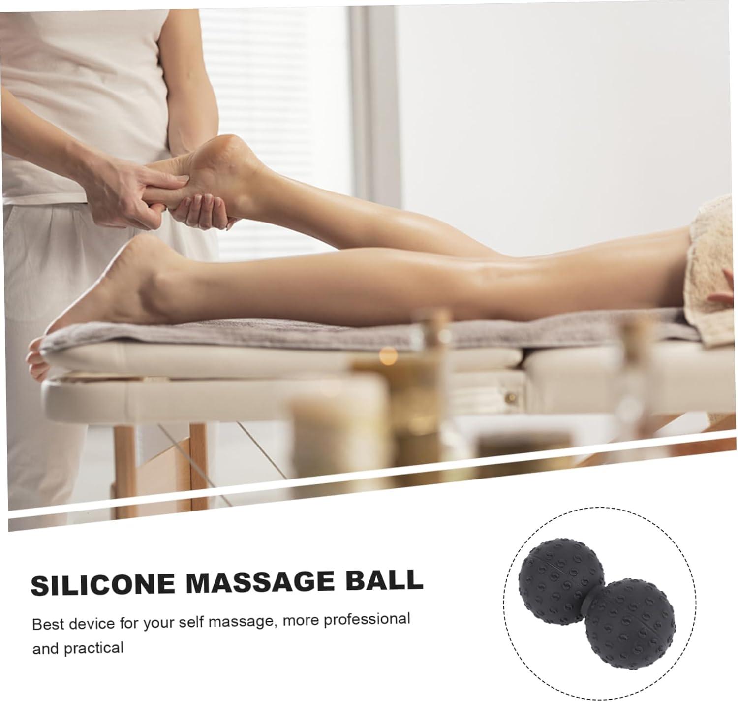 Lurrose Yoga Massage Ball | Foam Acupressure Roller for Muscle Relief |  Vibration & Self-Massage Tool | 12x6.3cm - Black | Buy Now with Express  International Delivery | GoSupps.com