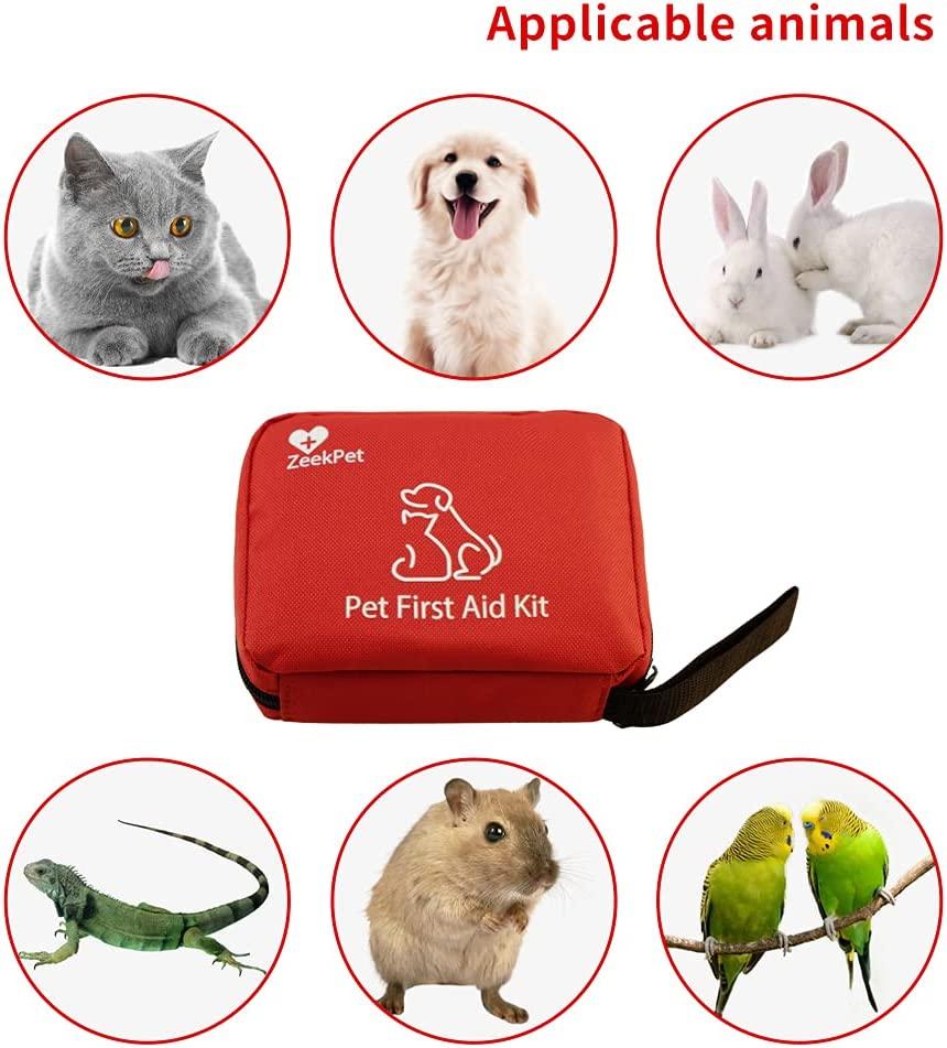 Pet First Aid Kit ZeekPet Medical Bag for Dogs and Cats Trauma Kit with