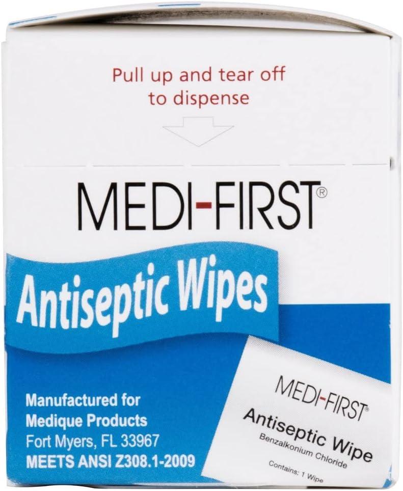 Antiseptic First Aid Wipes 20 Wipes per Box Effective First Aid