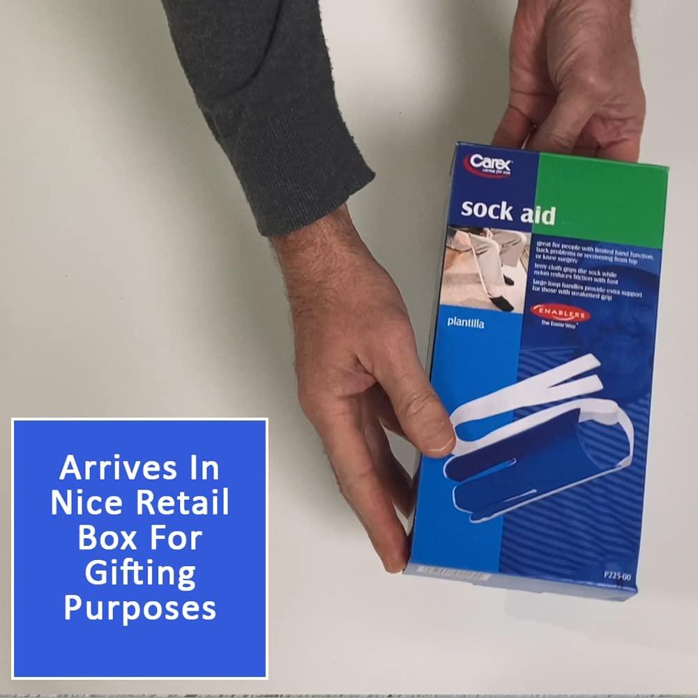 Carex Sock Aide Device for Seniors Sock Assist Device for Elderly and