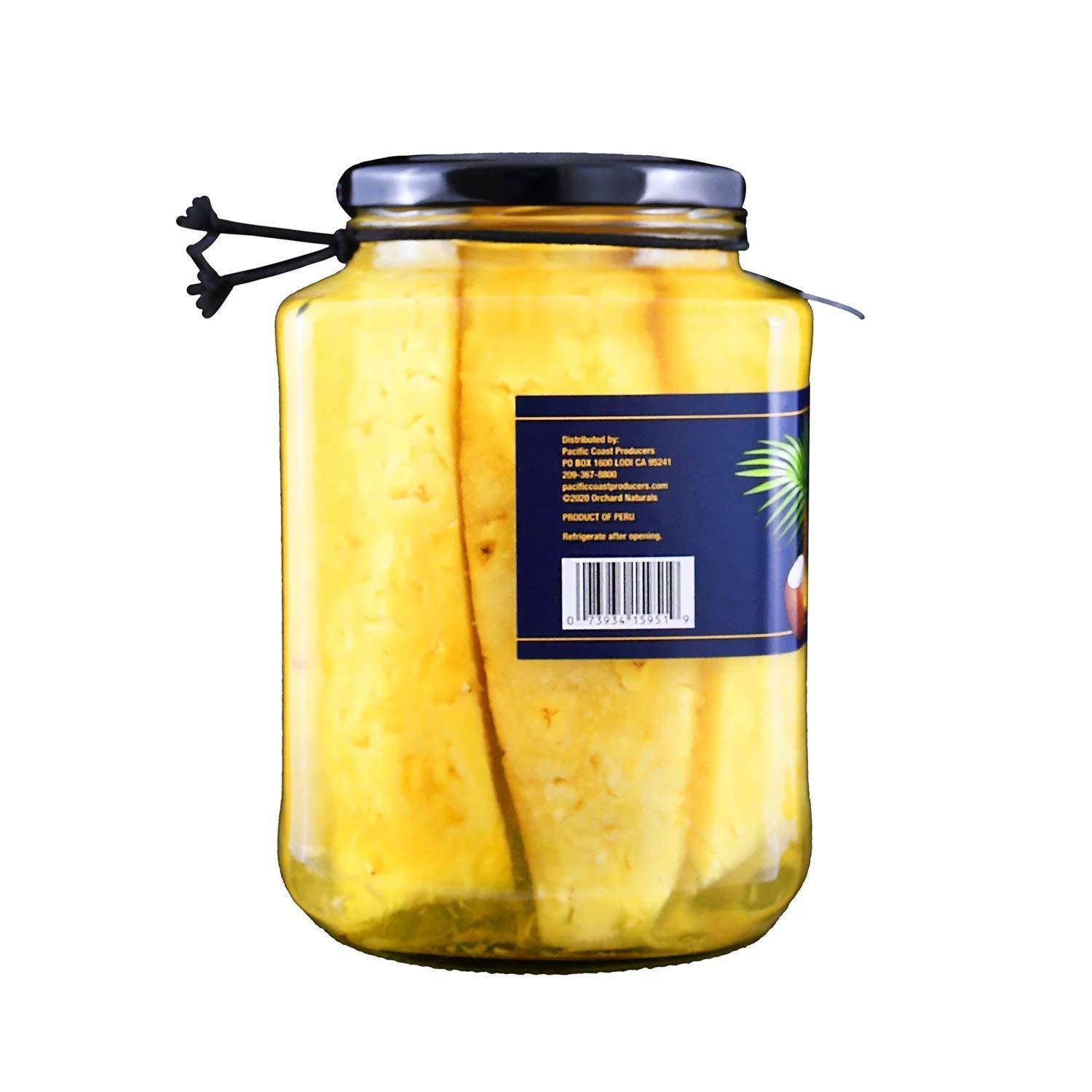 Orchard Naturals Pineapple Spears in Light Syrup with Coconut Water (42