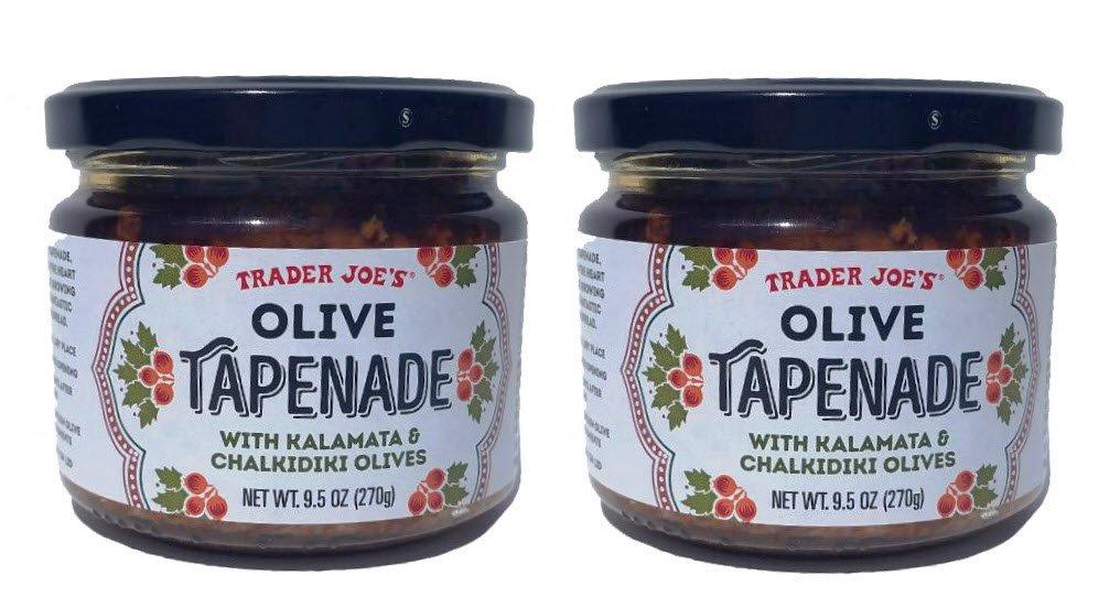 Trader Joes Olive Tapenade With Kalamata Chalkidiki Olives 9.5 Oz (Pack