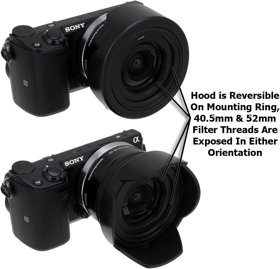 Fotodiox Reversible Lens Hood Kit for Sony E PZ 16-50mm