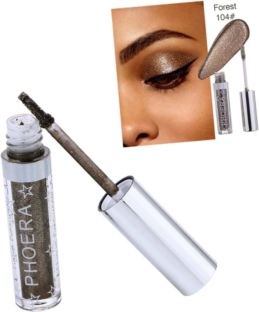 FRCOLOR 3pcs Colored Eyeliners Liquid Eyeshadow Metallic