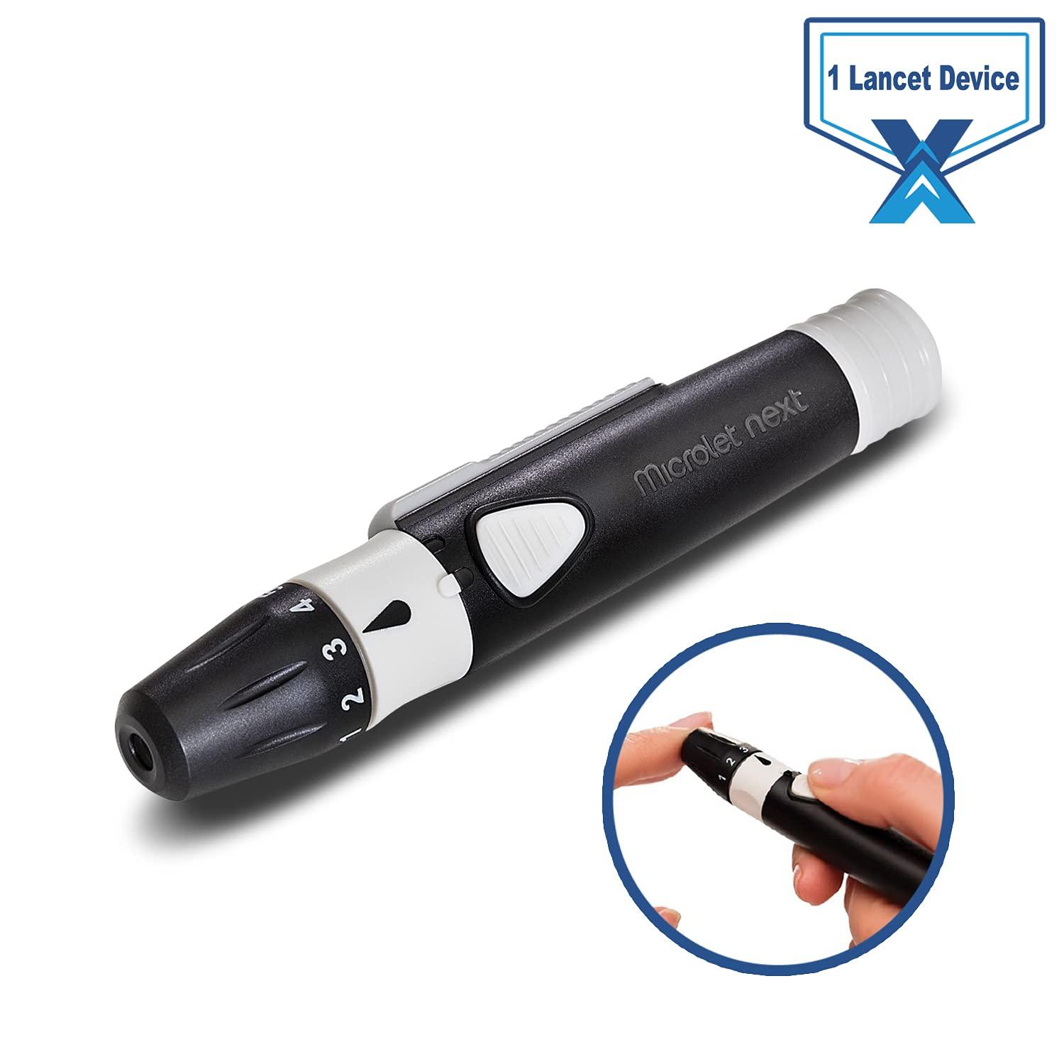 NextLevelMed Diabetes Testing Kit with 300 Strips, 100 Lancets, and