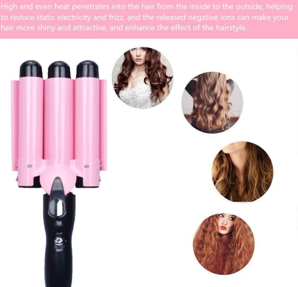 MODVICA 3 Jumbo Barrel Curling Iron Wand 32mm Hair Waver