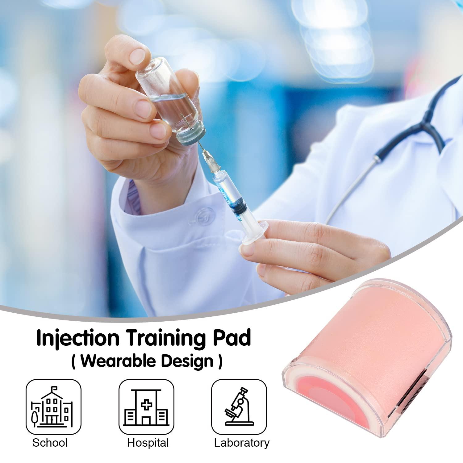 MIIRR Intramuscular Injection Training Pad Simulated Human Skin for
