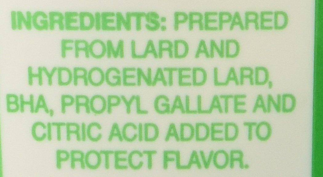 ARMOUR LARD STAR TUBS, 16 OZ, Pack of 2