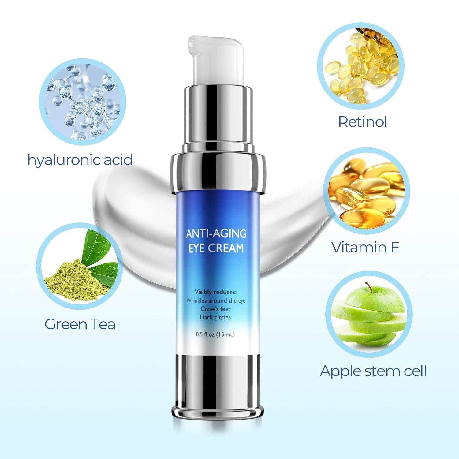 AntiAging Rapid Reduction Eye Cream, Instantly Reduces Wrinkles, Under