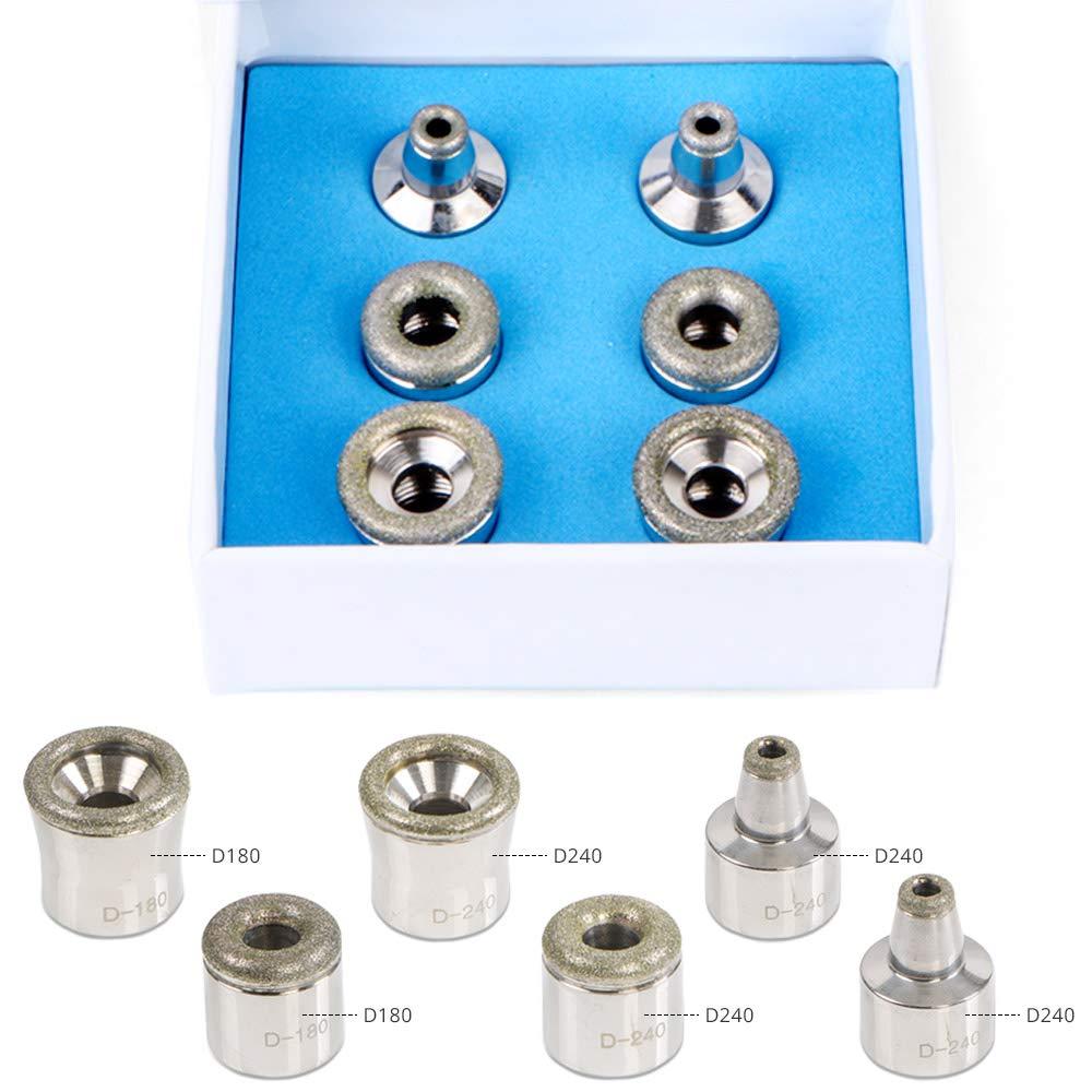 Nmeisi 6 Microdermabrasion Tips Replacement for Facial Diamond Peel