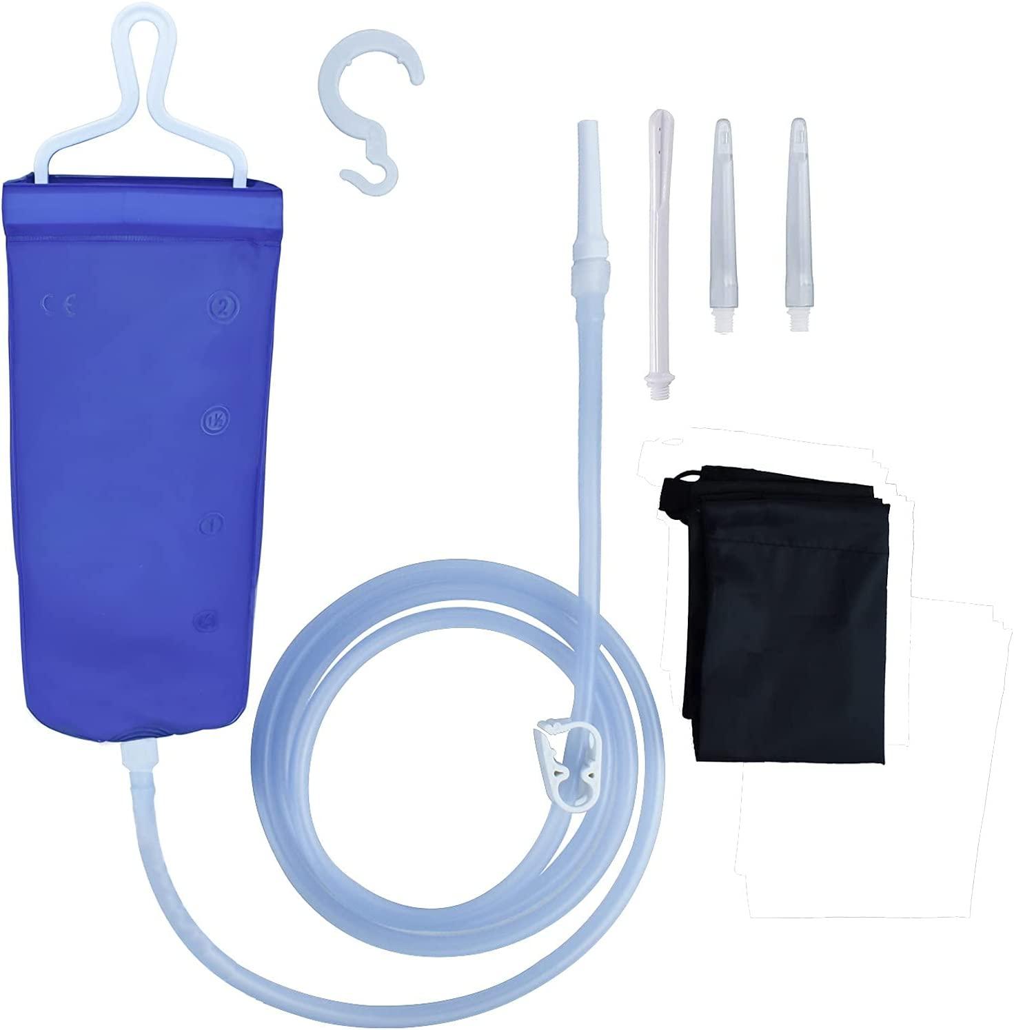 2L Enema Bag Kit for Colon Cleansing, Coffee Enema, Constipation BPA