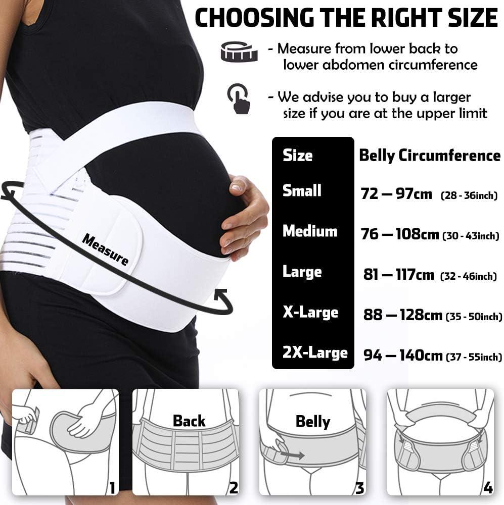 FITTOO Maternity Support Belt 3-in-1 Pregnancy Back Brace
