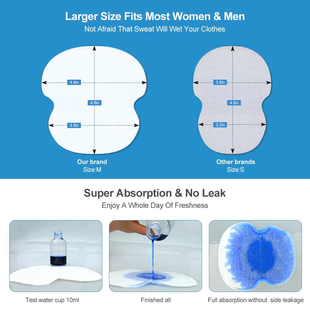 Underarm Sweat Pads, Armpit Sweat Pads for Women and Men ?100 Packs