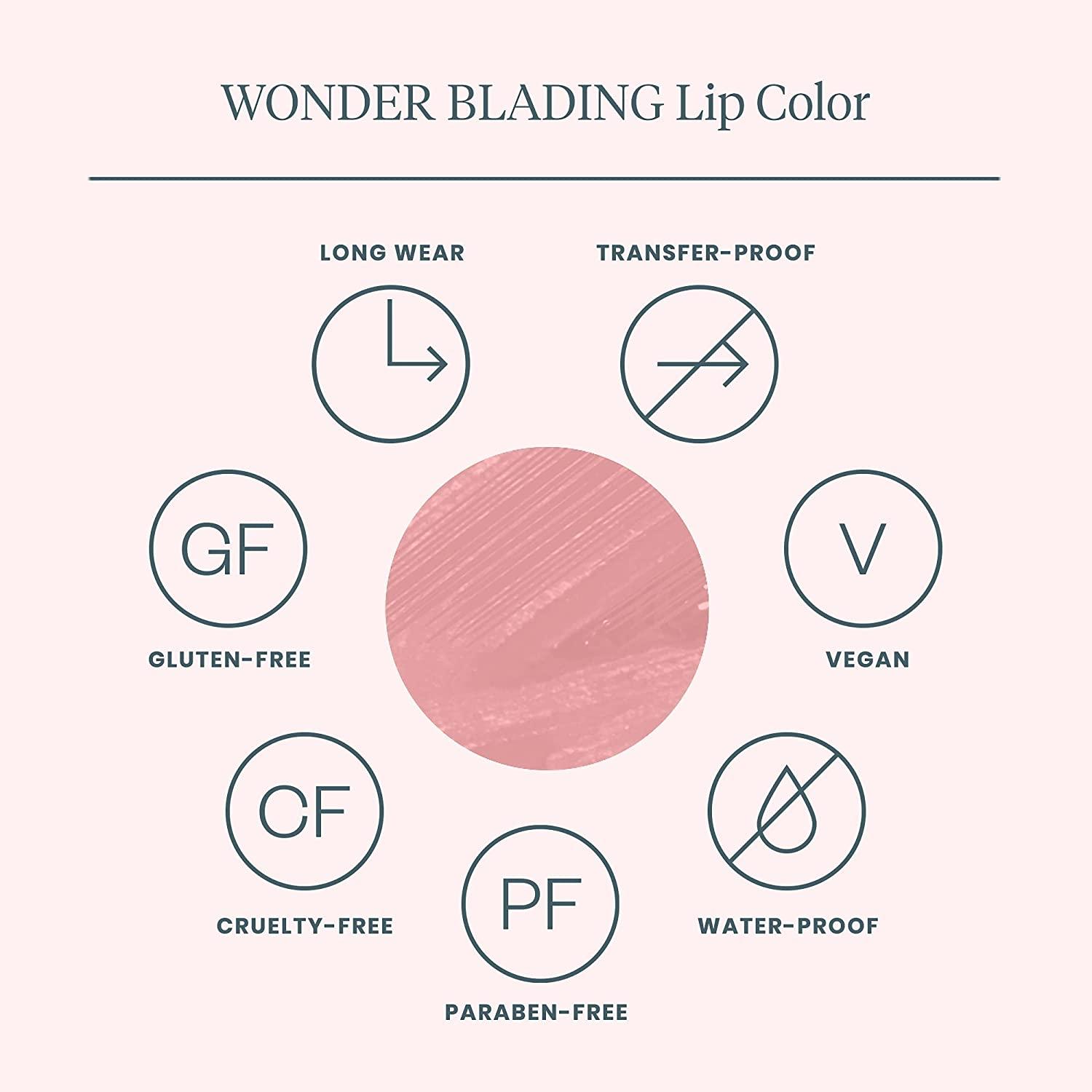 Wonderskin Wonder Blading Peel and Reveal Lip Stain Kit Long Lasting