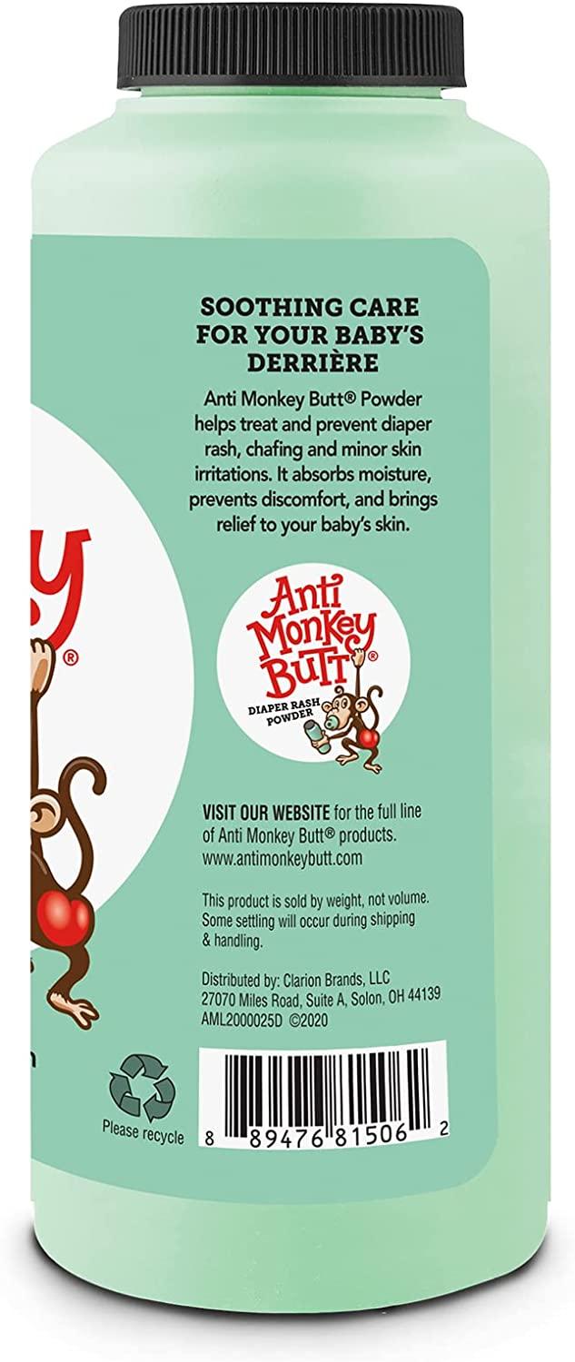Anti Monkey Butt Baby Powder with Calamine Prevents Diaper Rash and