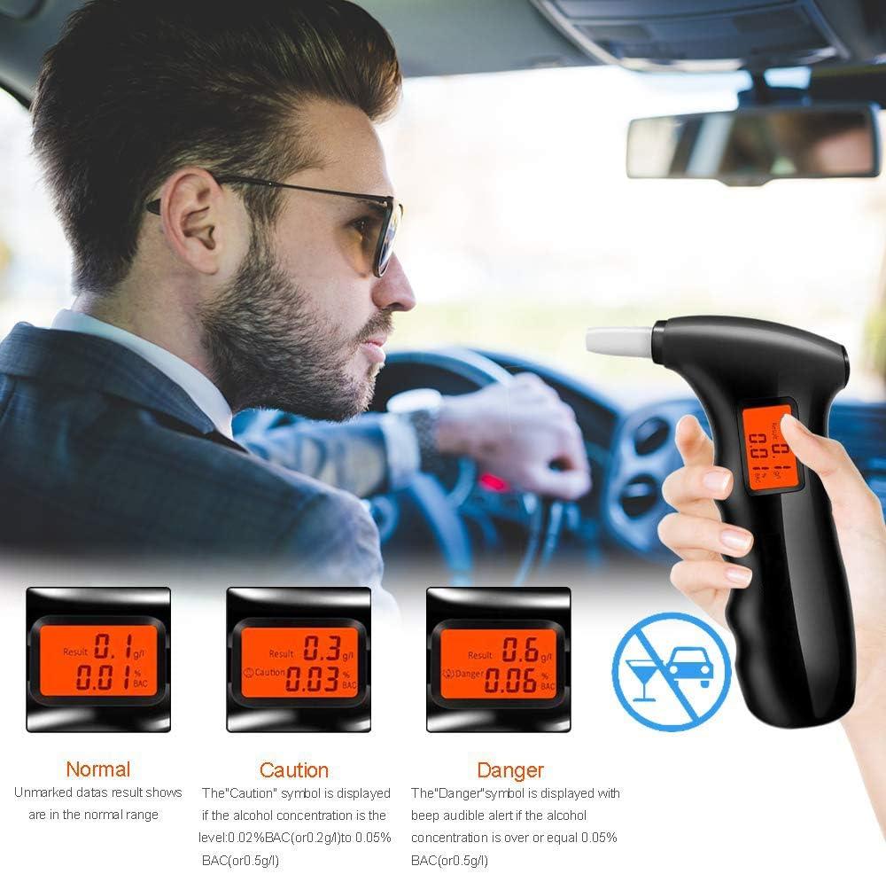Mlfyho Professional Breathalyzer Digital LED Screen and Sound Alarm
