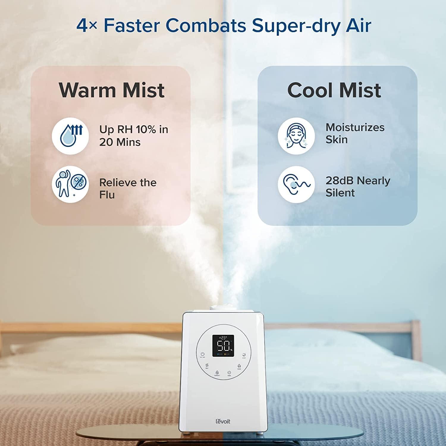 6l humidifiers warm and cool mist shop humidifiers for home