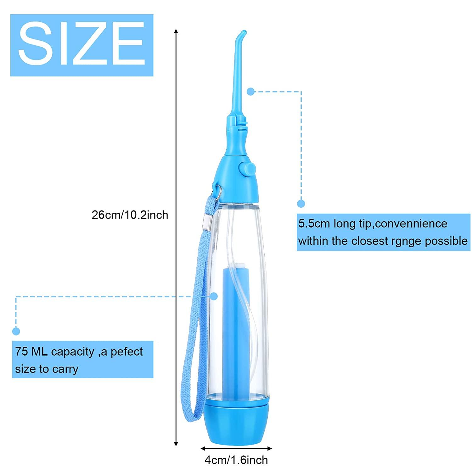 Manual Tonsil Stone Remover and Dental Irrigator Blue Disassemble