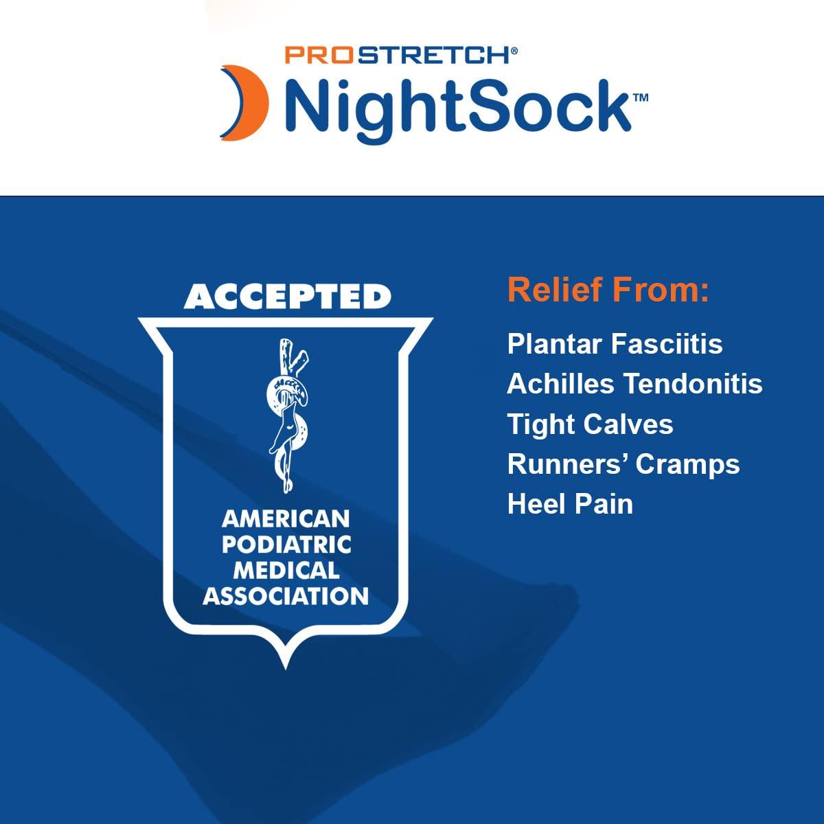 ProStretch NightSock for Plantar Fasciitis and Achilles Tendonitis with ...