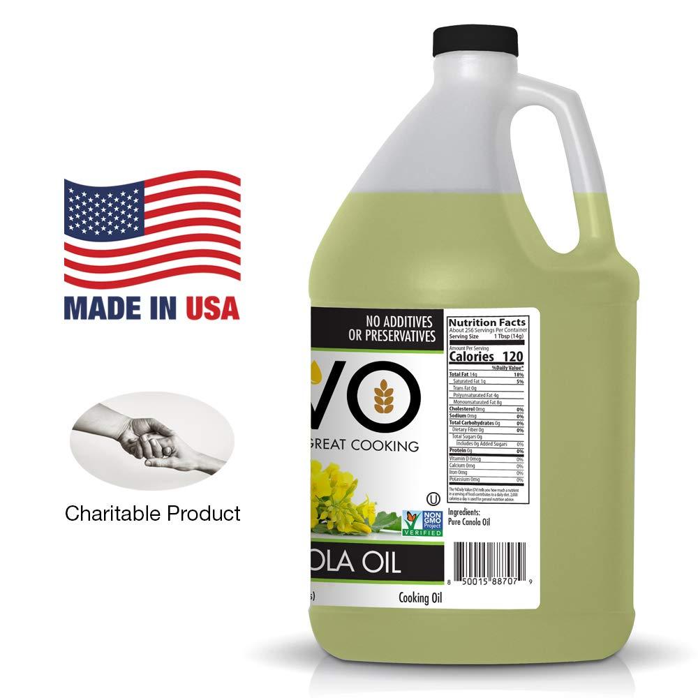 AVO NONGMO Certified Expeller Pressed Canola Oil 1 Gallon