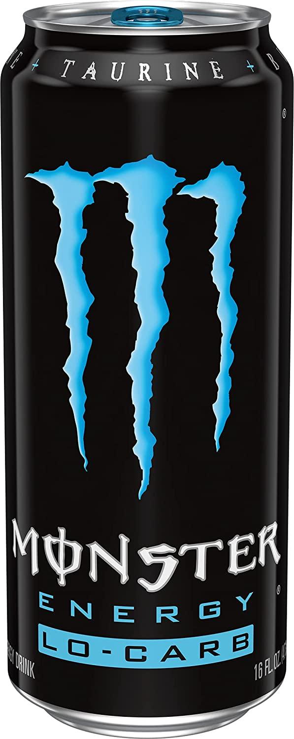 Monster Energy LoCarb 16oz (Pack of 24) Low Carb Energy Drink