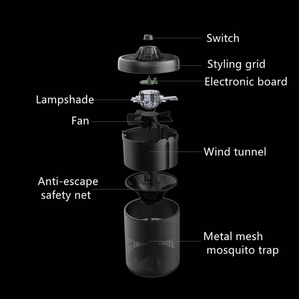 Photocatalyst Mosquito Killer Fashion Black UV Mosquito Killer Low