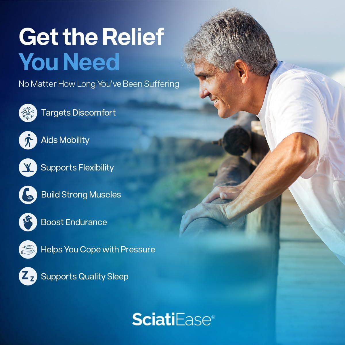 Alpha Sciatiease Sciatic Nerve Health Support Supplement With Alphapalm Details SciatiEase Sciatic Nerve Health Support Supplement - 120 Capsules with