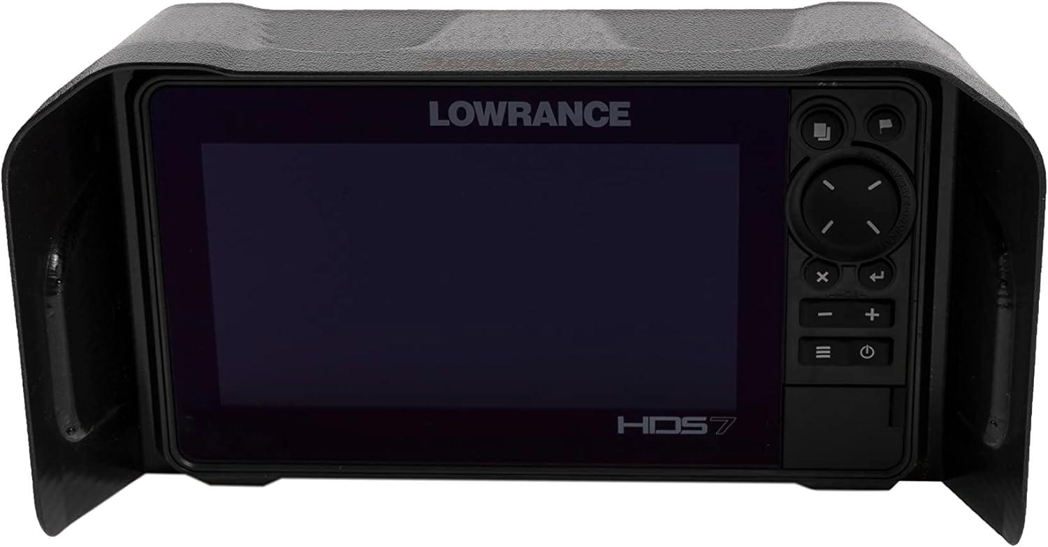 BerleyPro Visor Compatible with Lowrance Lowrance HDS Pro Lowrance HDS Live  Lowrance HDS Carbon Lowrance Elite FS Lowrance Hook Reveal Lowrance Hook2  and more. Designed as an anti-glare sun shade and screen