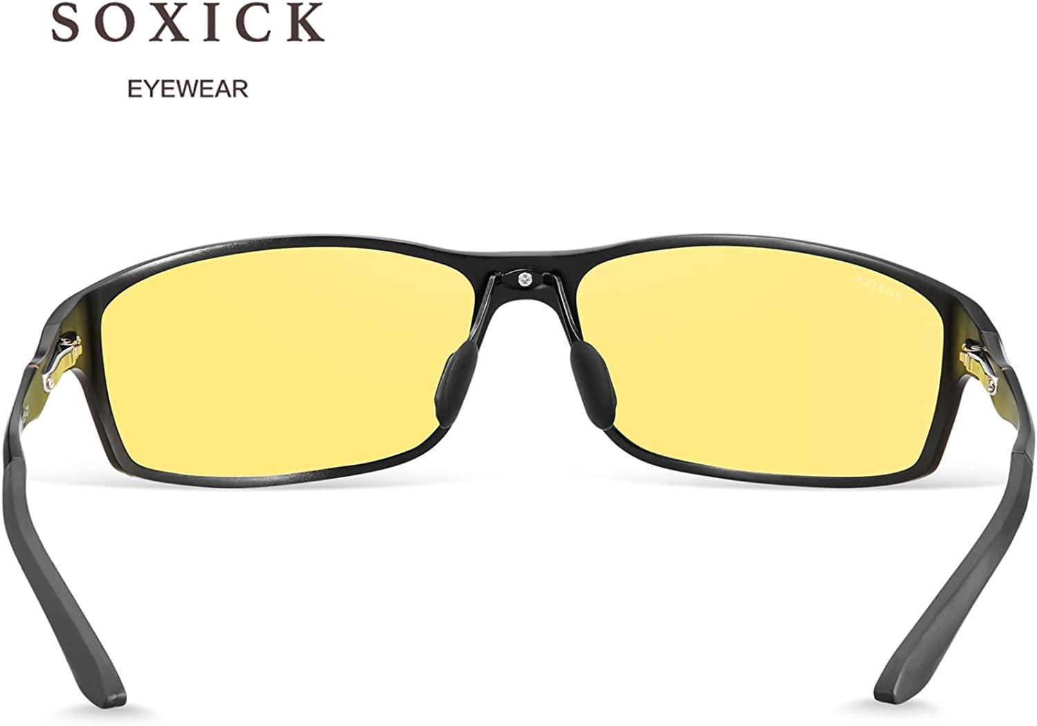 SOXICK Driving Glasses for Men and Women 6128-black