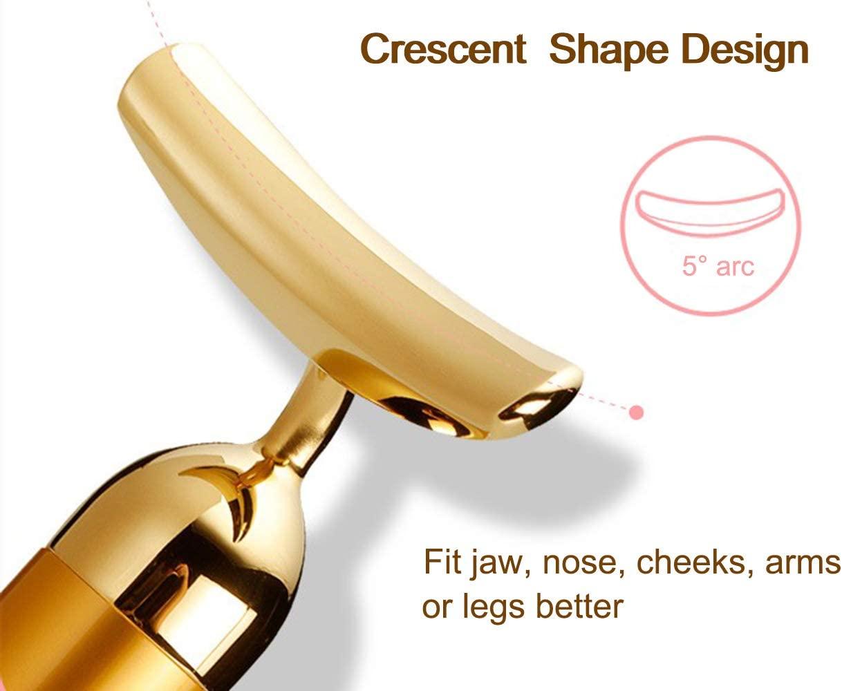 Amirce Electric Face Massage Roller for Eyes & Puffiness Relief