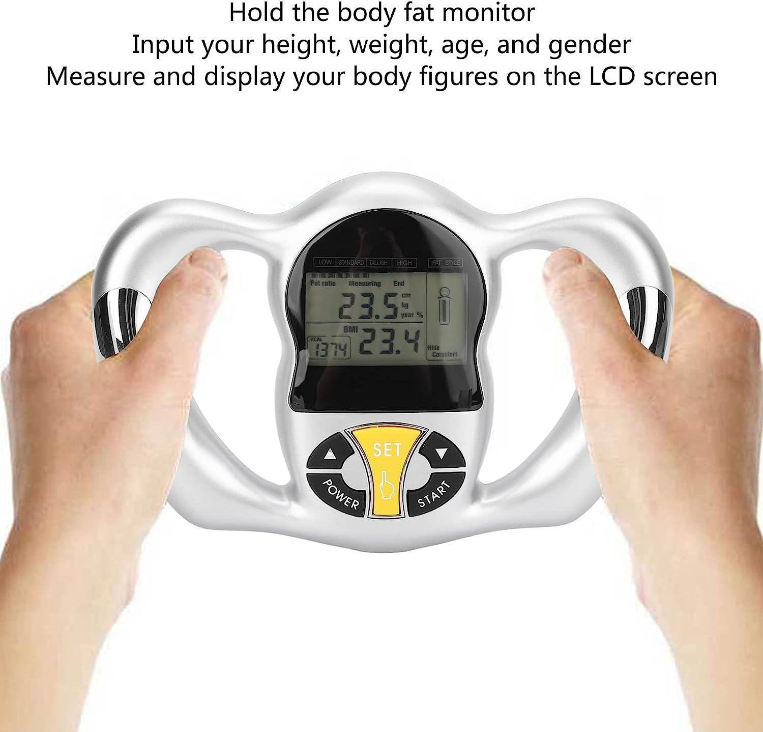 Hand-held BMI analysis electronic fat meter, health monitor, body fat  meter, body fat meter, LCD screen, fat fat tester - AliExpress