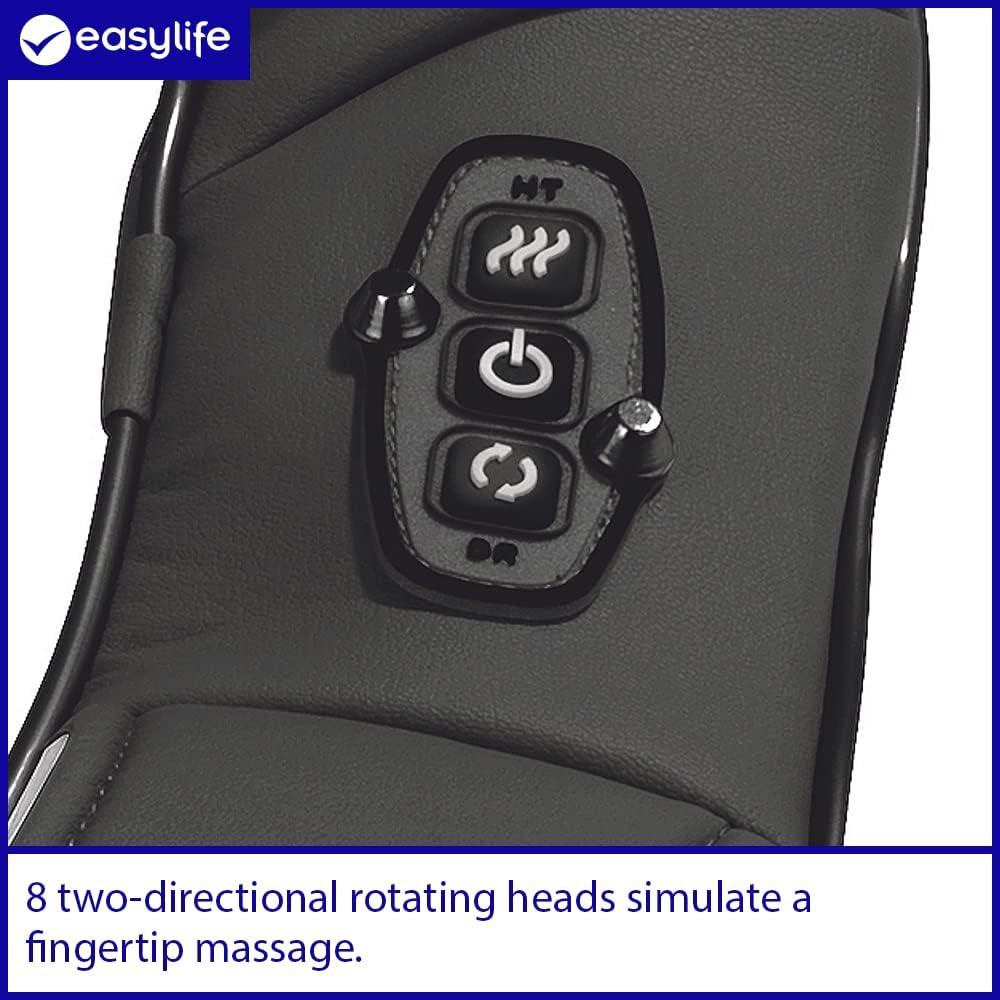 vibrations massagegerät maxxmee Maxxmee Shiatsu Neck & Shoulder Massage Device | Pressure Massage with Heat  & Red Light | 4 Rotating Massage Balls for Muscle Relaxation | Gray/Black |  Buy Now with Express International Delivery main image 0