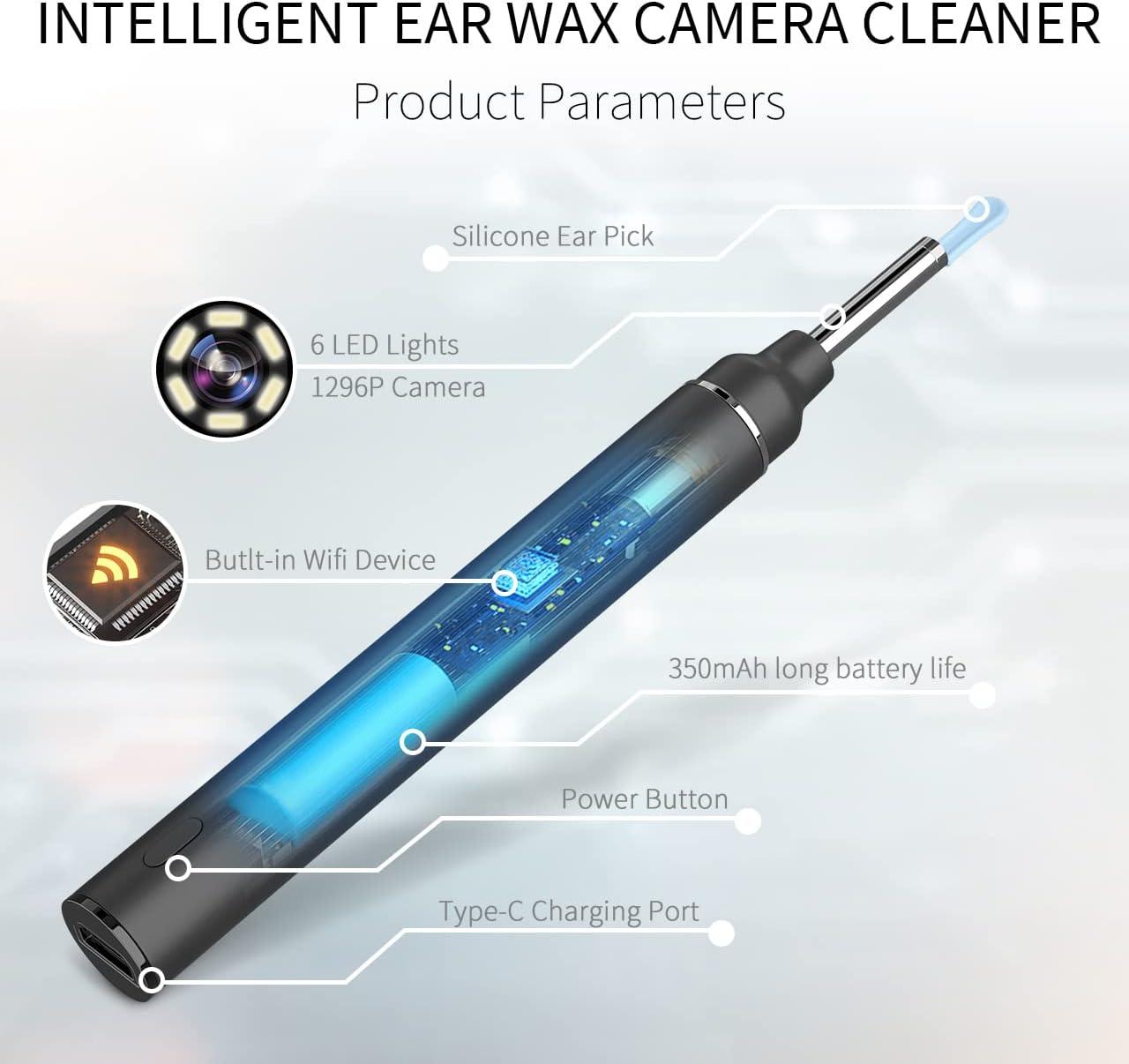 Clear Out Your Ears With the GPEESTRAC Ear Wax Removal Otoscope