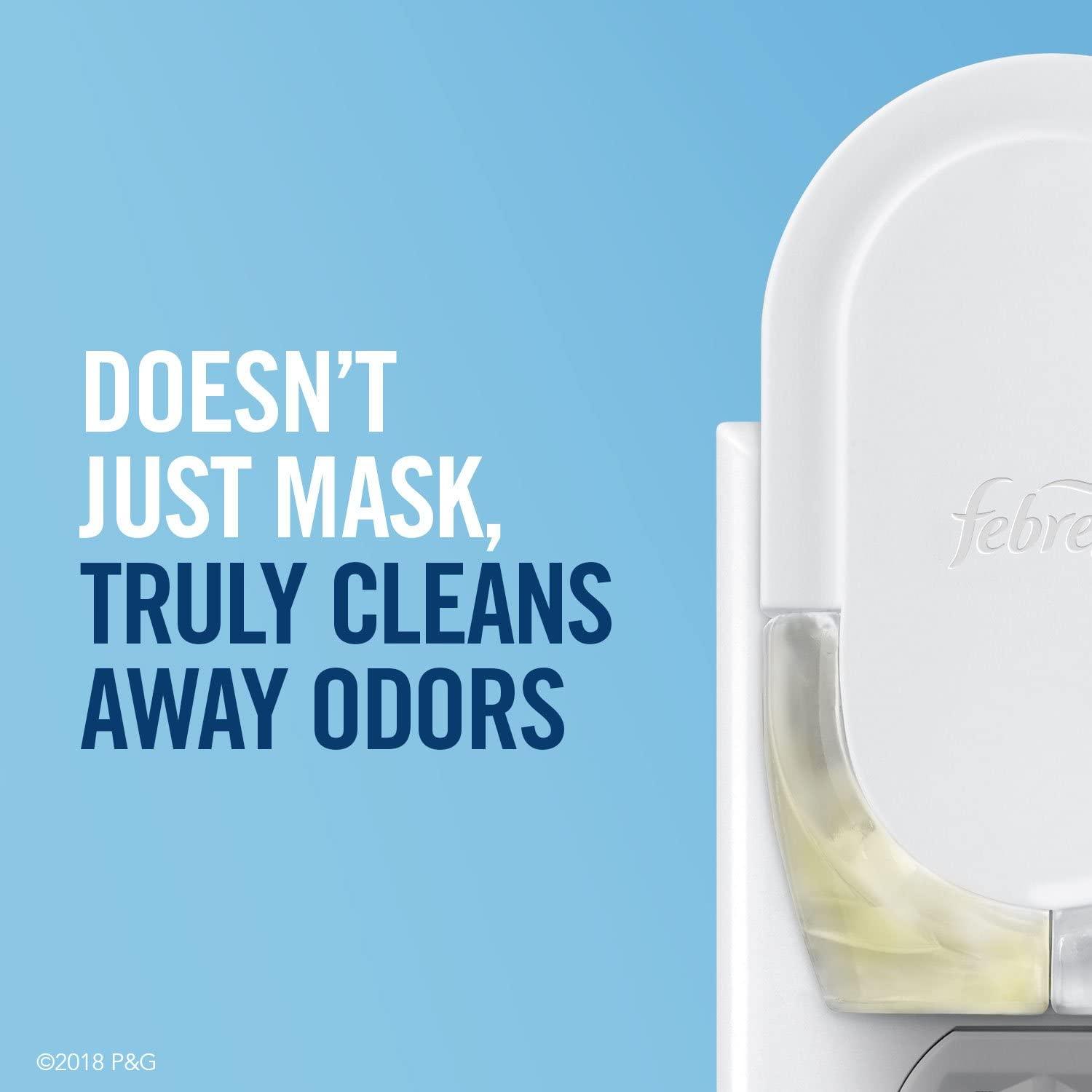 Febreze Odor-Eliminating Fade Defy Plug Air Freshener Refill, Bora Bora,  (2) .87 fl. oz. Oil Refills