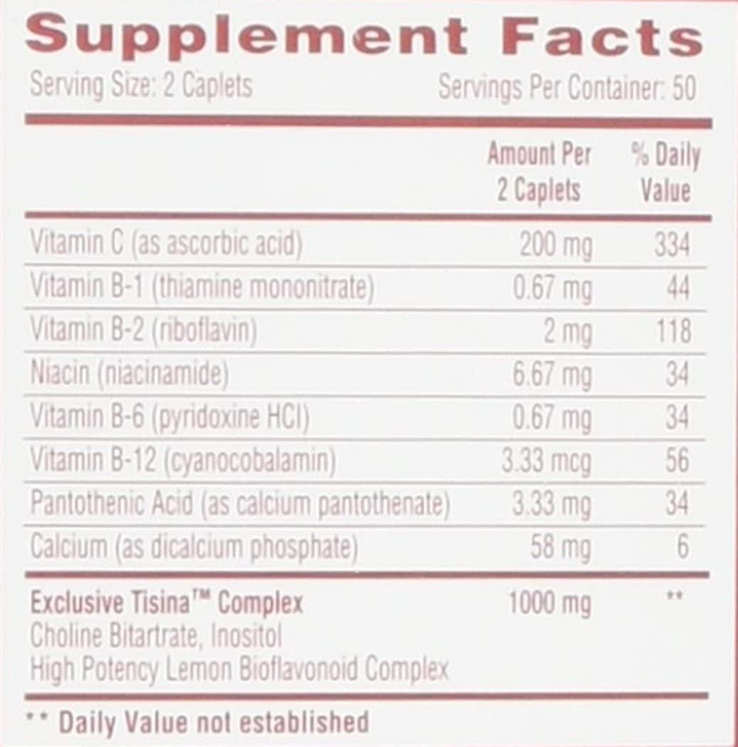 LipoFlavonoid Plus Dietary Supplement Ear Health, 100 Count (Pack of 2)