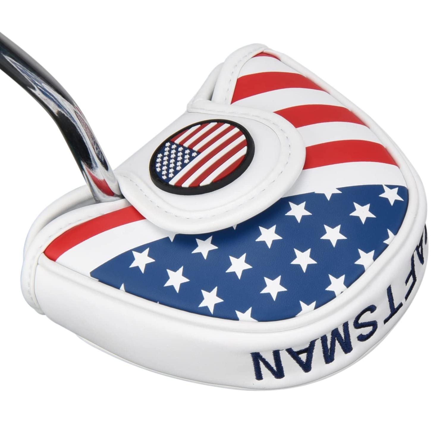 CRAFTSMAN GOLF USA America Mallet Putter Cover Headcover for Scotty Cameron Odyssey For Heel