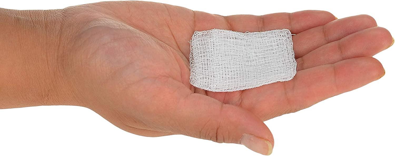 Dealmed Sterile Gauze Pads 2x2 inch, 100 Count Disposable