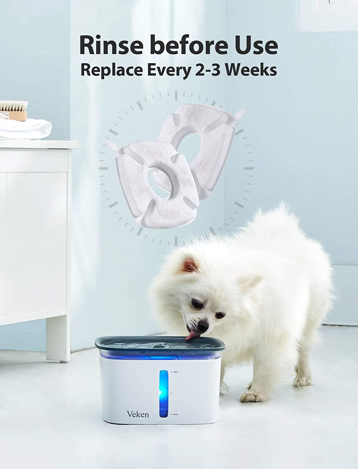 Veken Replacement Filters & Replacement PreFilter Sponges for 95oz/2