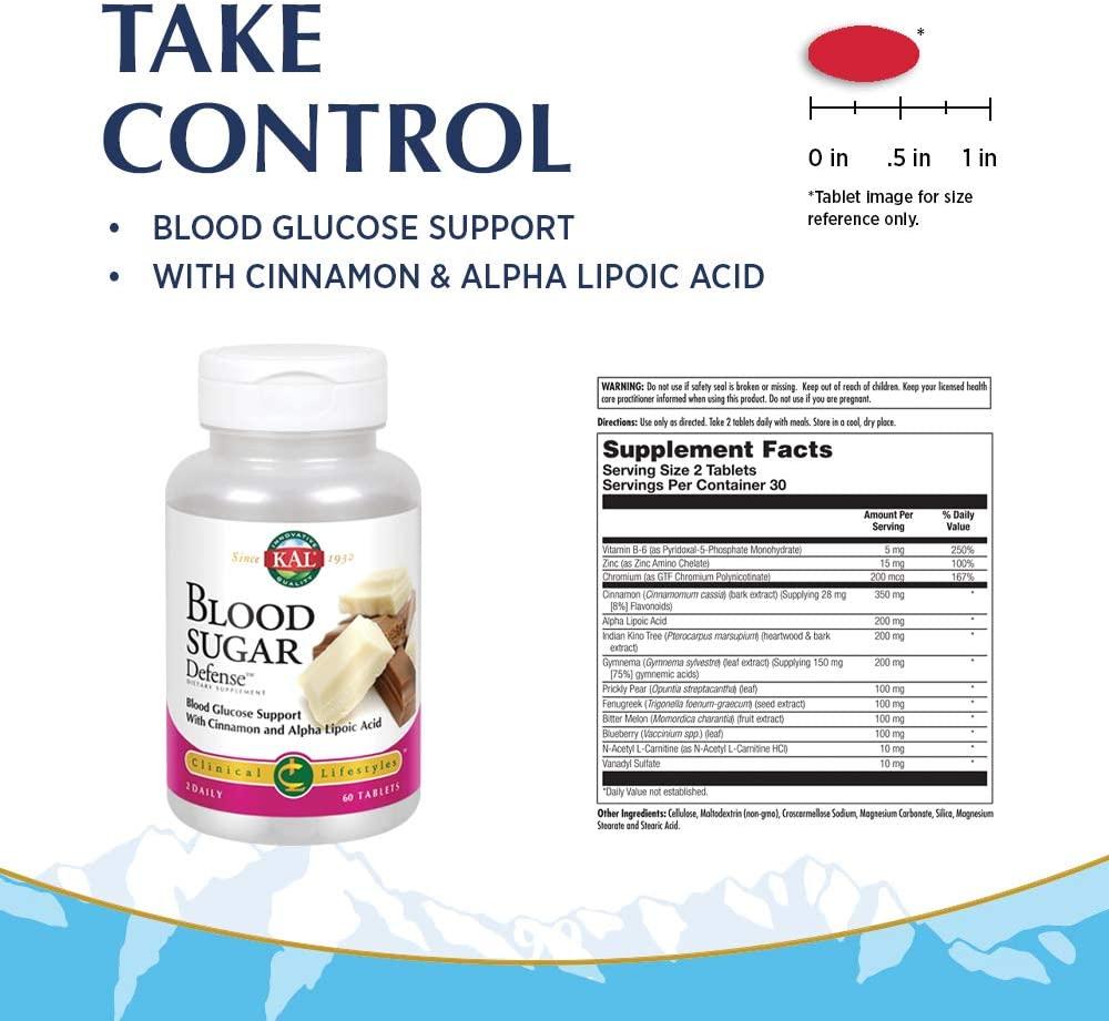 KAL Blood Sugar Defense 60 Tablets