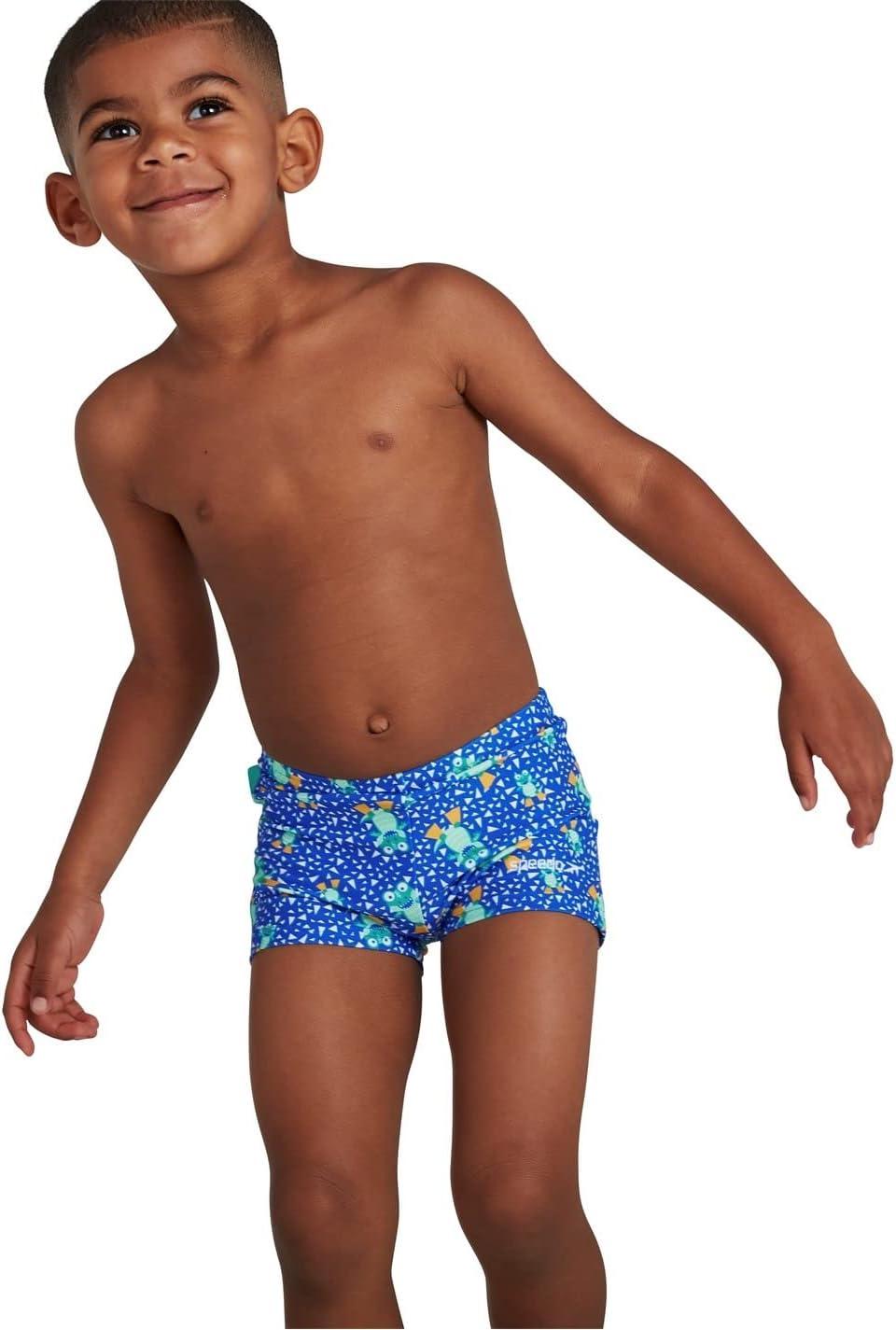 Buy Speedo Boys Corey Croc Digital Aquashort 5 Years - Blue