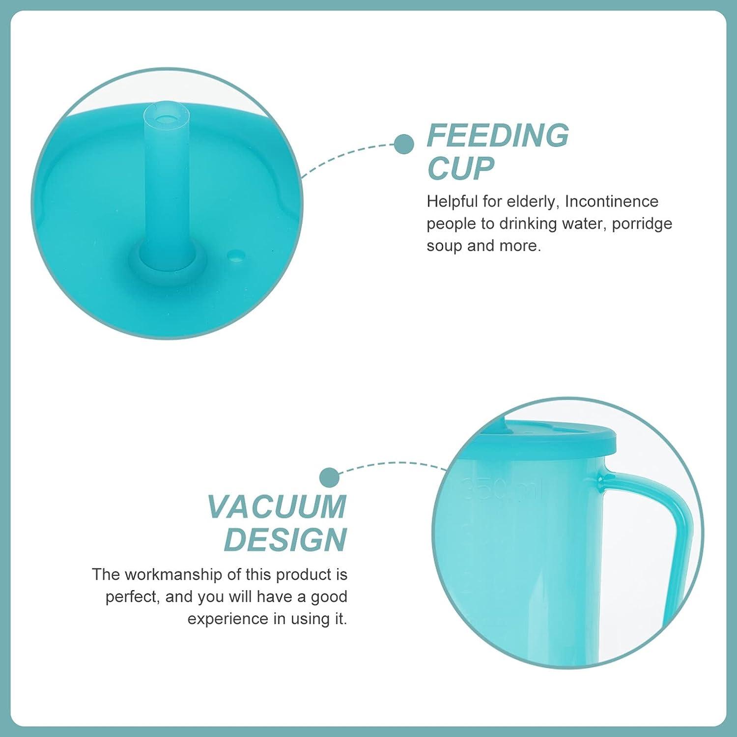 DOITOOL 1PCS Adult Sippy Cup with Straw Spill Proof Adult Sippy