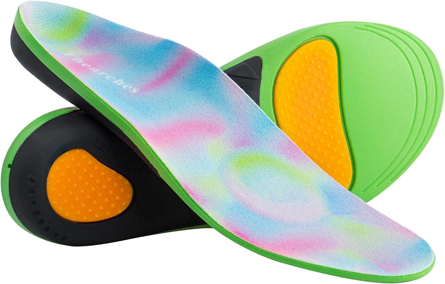 Kids Orthotic Insoles with Arch Support for Running - Corrects Flat ...