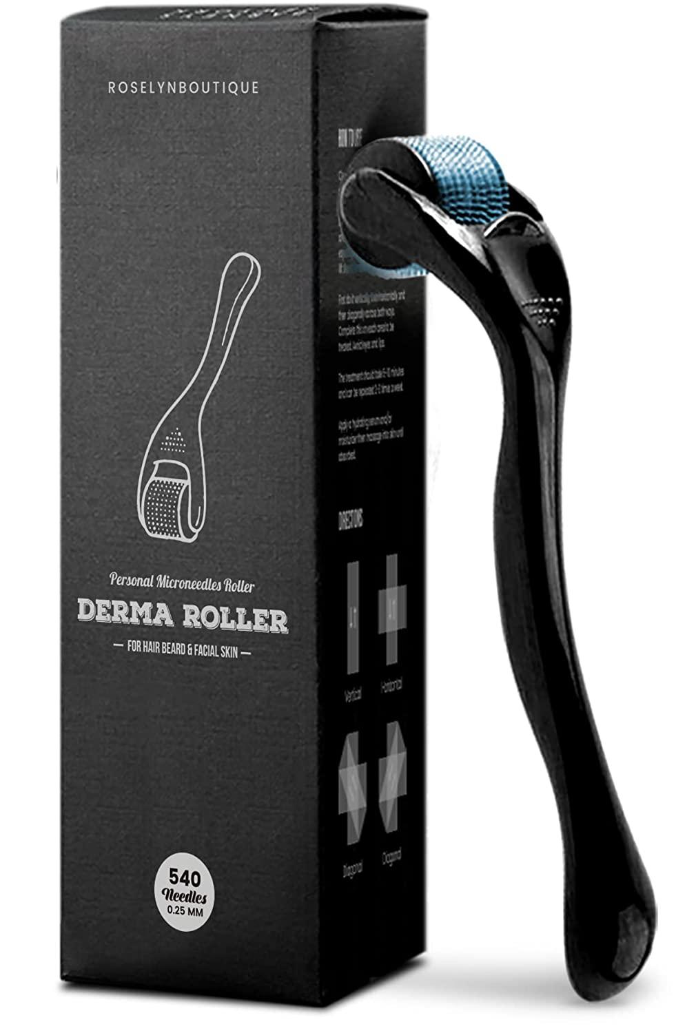 Beard Kit Derma Roller for Facial Hair Growth & Skin Care 0.25mm
