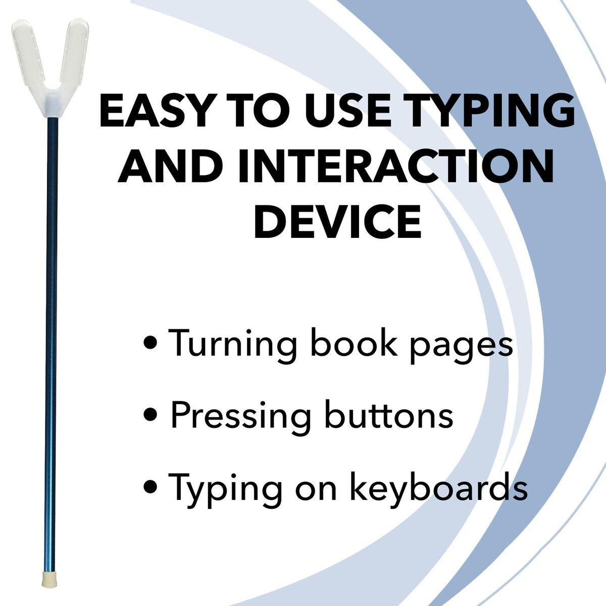 Sammons Preston Mouth Stick Wand, 16" Long Typing Stick & Page Turner