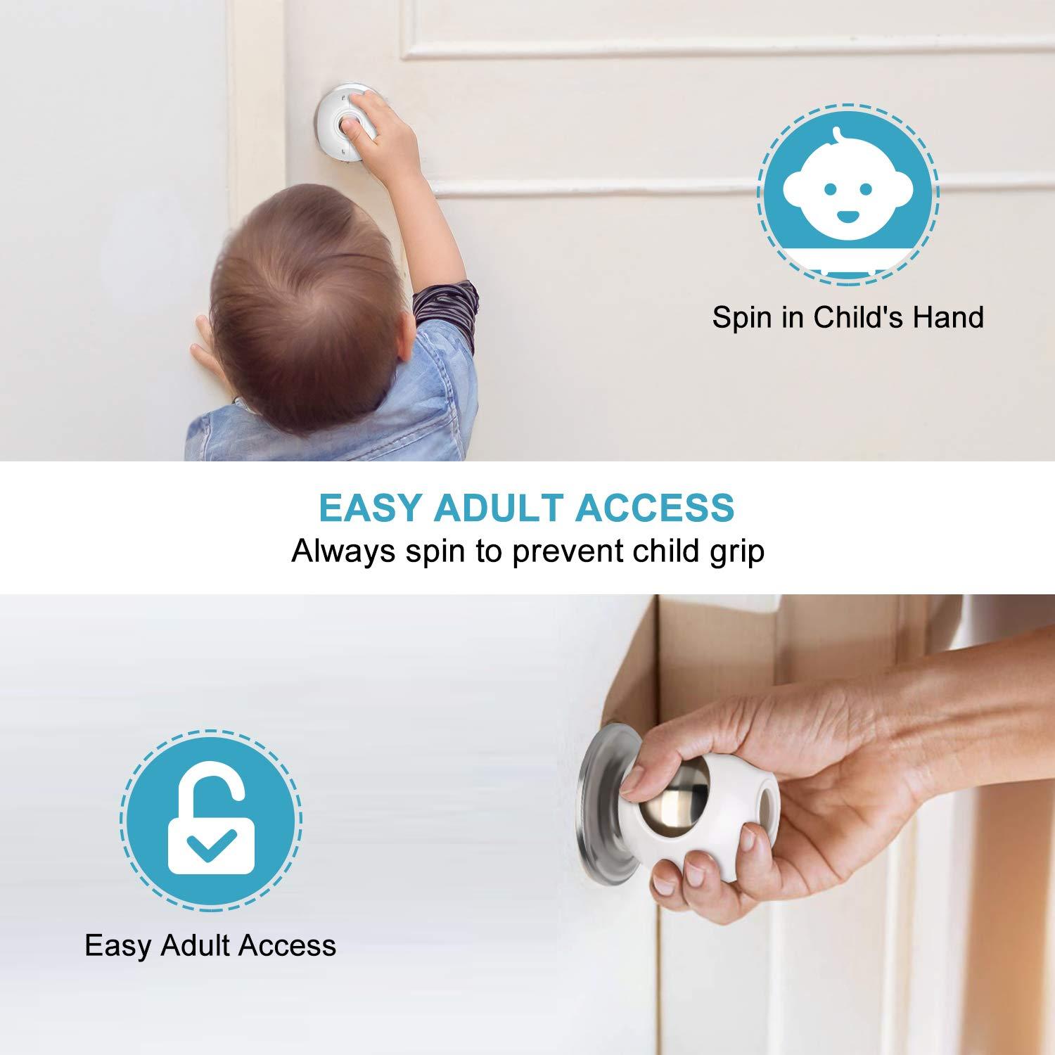 31-HTT Five New Easy Grip Toilet Lock Quick Release Child Baby Safety Locks  - baby & kid stuff - by owner - household