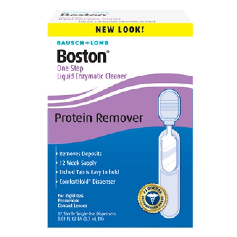Bausch & Lomb Boston One Step Liquid Enzymatic Cleaner, Protein Remover
