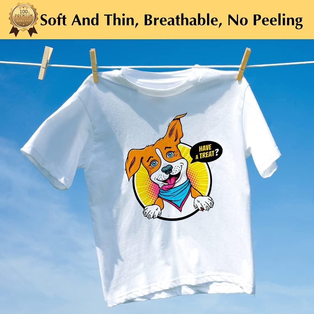 TransOurDream Heat Transfer Paper for Light T Shirts (20 Sheets