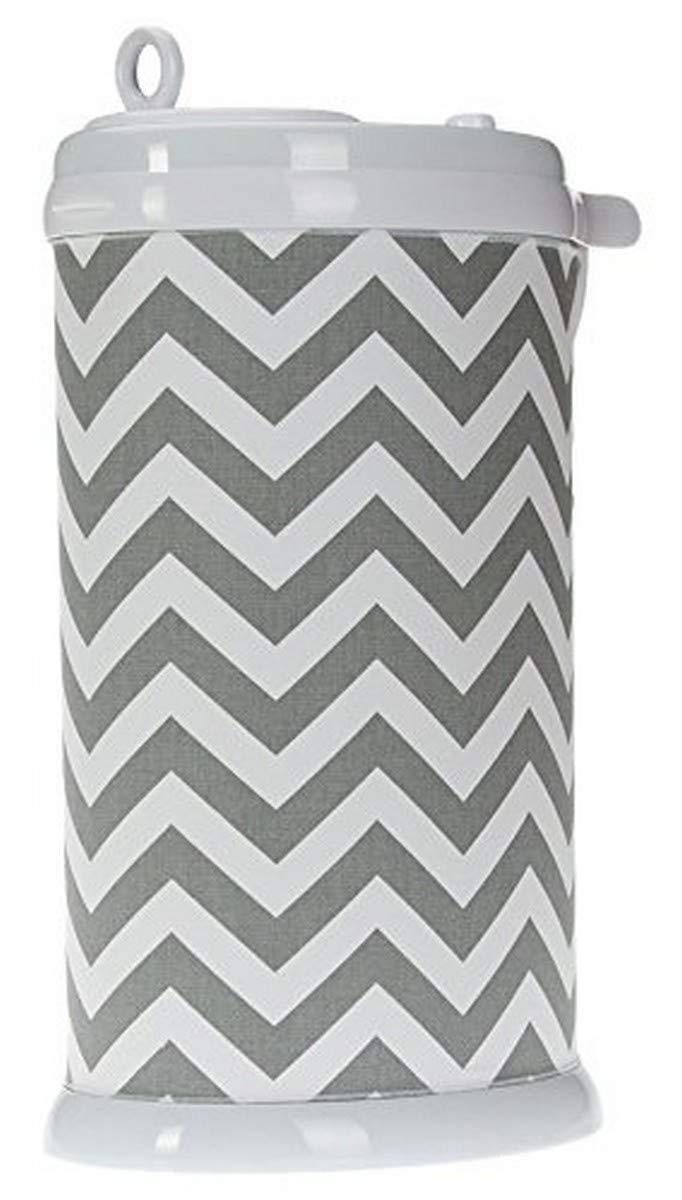 Sweet Potato Ubbi Diaper Pail Cover Grey Chevron Stylish Nursery Decor
